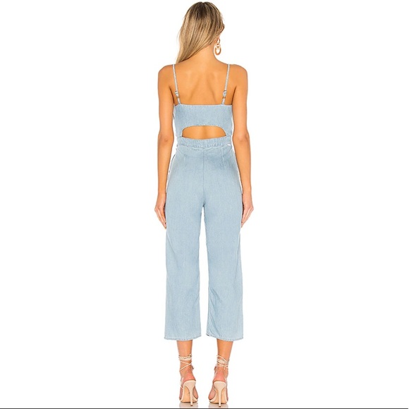 NWT!! Mother The Cut It Out Jumpsuit in Songbird - Picture 6 of 11